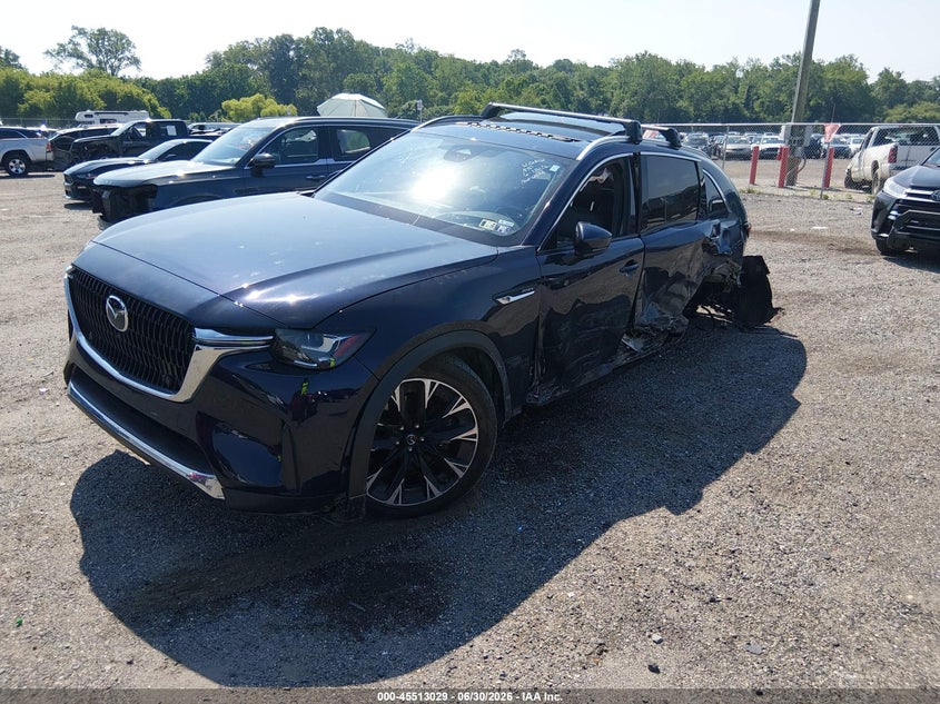 Vin: jm3kkeha5r1104236, lot: 46011245, mazda cx-90 phev premium plus 20242