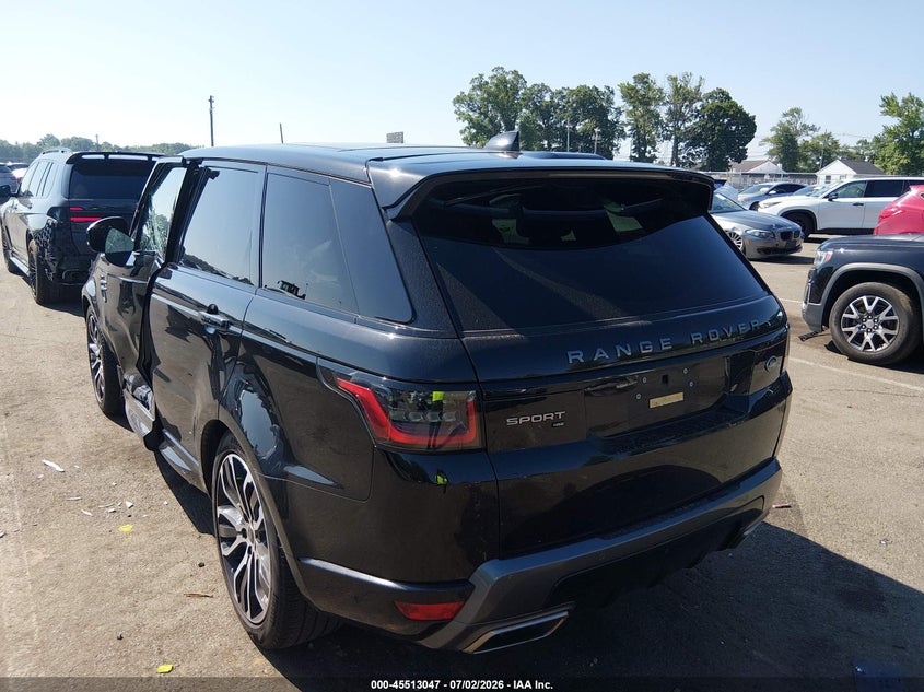 Vin: salwr2su5na213368, lot: 46011263, land rover range rover sport hse silver edition mhev 20223