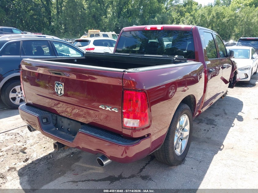 Vin: 1c6rr7kt4ks523761, lot: 46011264, ram 1500 classic express  4x4 5'7 box 20194