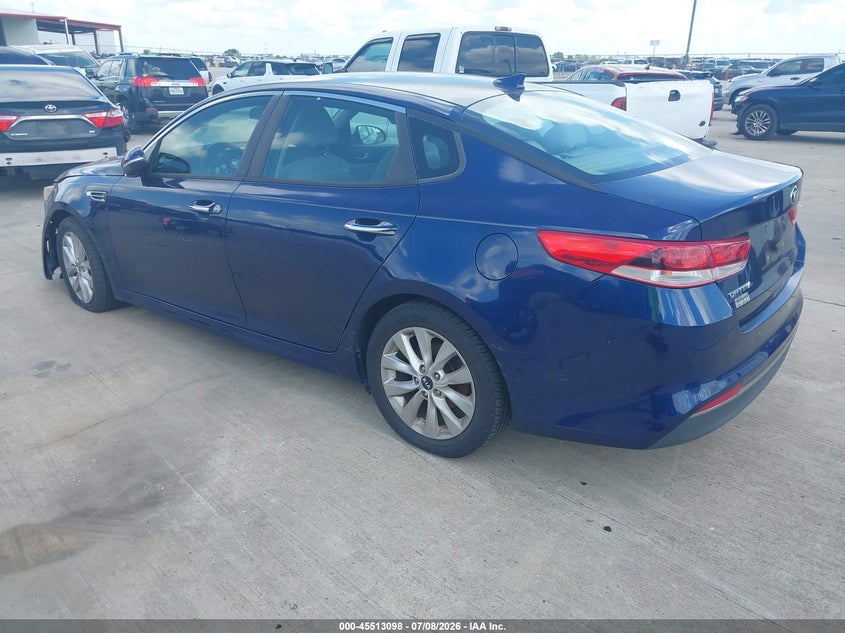 Vin: 5xxgt4l38gg008679, lot: 46011314, kia optima lx 20163