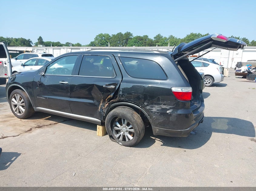 Vin: 1d4se5gt3bc595180, lot: 46011319, dodge durango citadel 20113