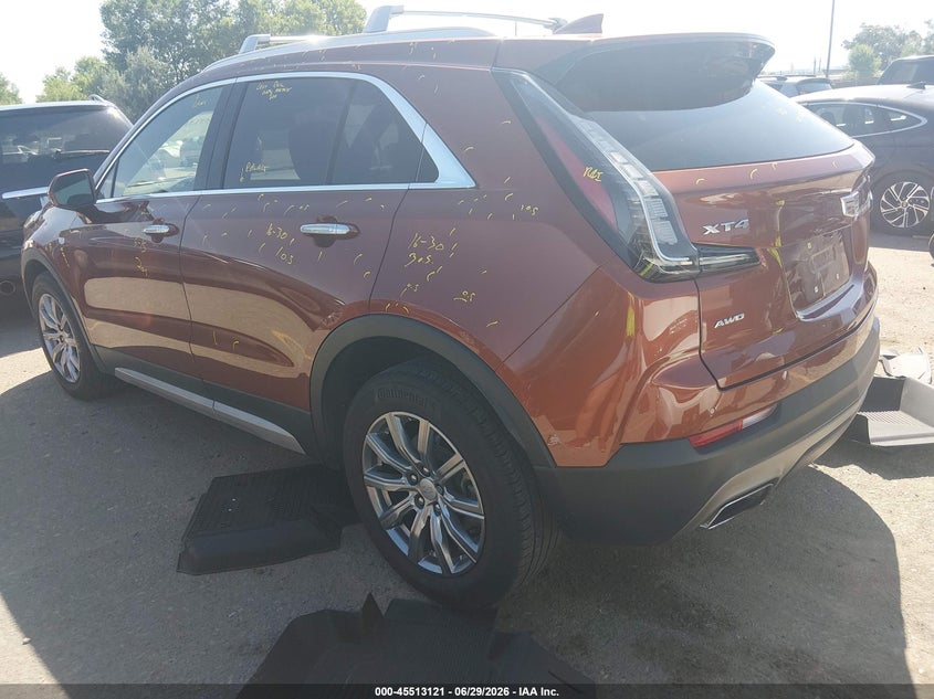 Vin: 1gyfzdr48kf195305, lot: 46011337, cadillac xt4 premium luxury 20193