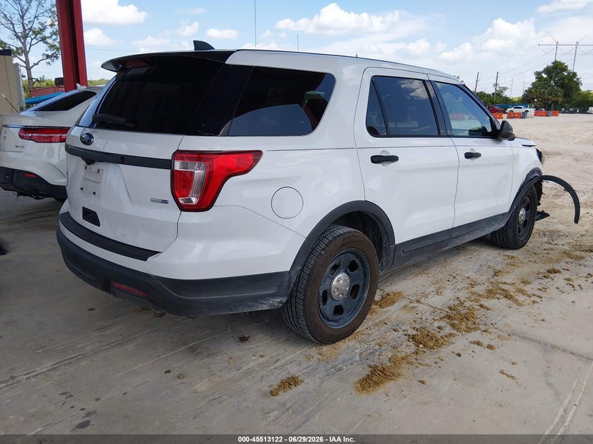 Vin: 1fm5k8ar6jgc56563, lot: 46011338, ford police interceptor utility 20184