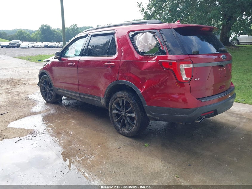 Vin: 1fm5k8dh4kga71609, lot: 46011362, ford explorer xlt 20193