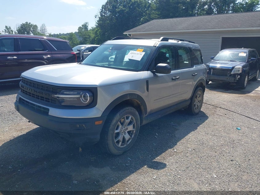 Vin: 3fmcr9a61mra27266, lot: 46011386, ford bronco sport 20212