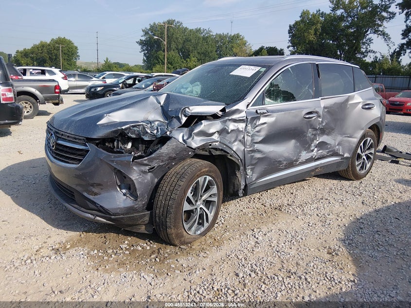 Vin: lrbfznr47nd114014, lot: 46011459, buick envision fwd essence 20222