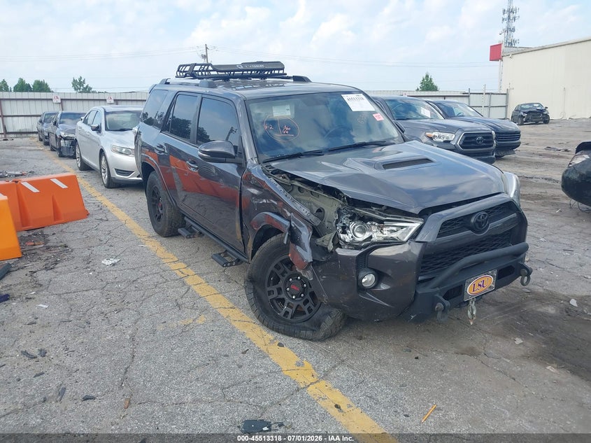 Vin: jtebu5jr7j5546494, lot: 46011534, toyota 4runner trd off road premium 2018 img_1