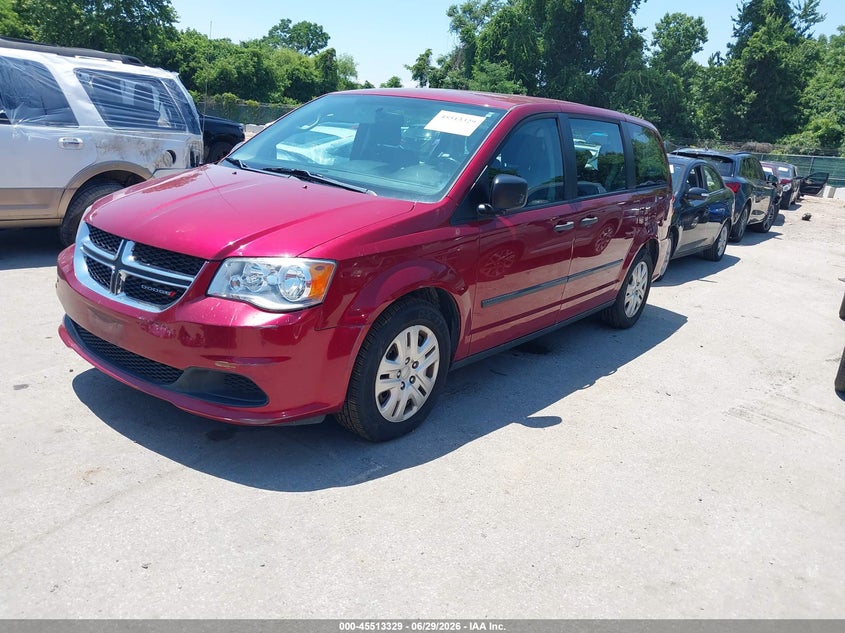 2016 DODGE GRAND CARAVAN auction photo 2
