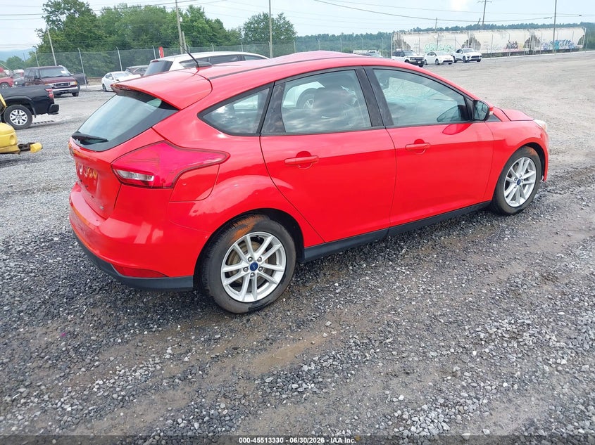 Vin: 1fadp3k28hl268467, lot: 46011546, ford focus se 20174