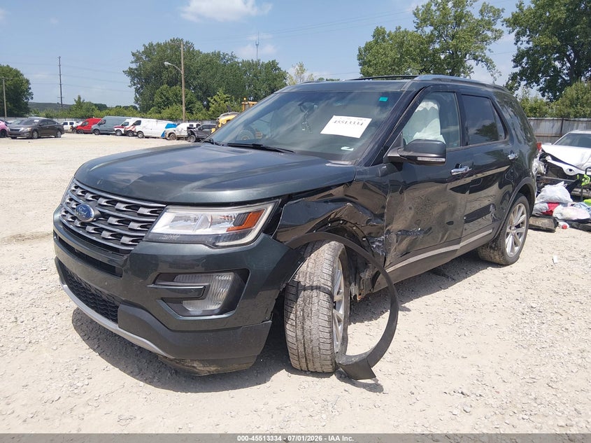 Vin: 1fm5k8f86ggc06481, lot: 46011551, ford explorer limited 20162