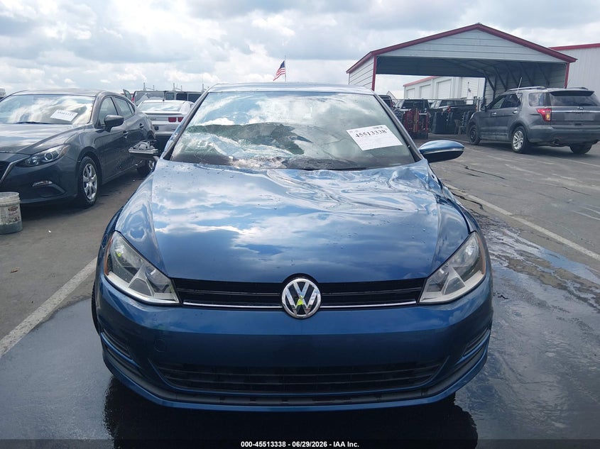 2015 Volkswagen Golf Tsi S 2-Door VIN: 3VW917AUXFM067528 Lot: 45513338