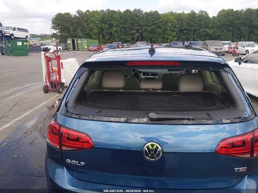 2015 Volkswagen Golf Tsi S 2-Door VIN: 3VW917AUXFM067528 Lot: 45513338