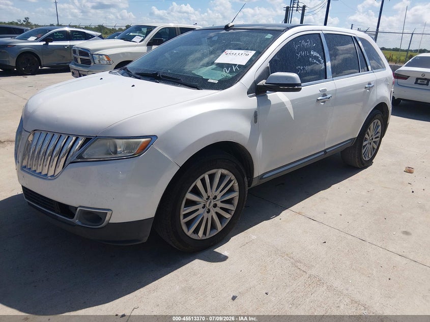 Vin: 2lmdj8jk2dbl48061, lot: 46011586, lincoln mkx 20132
