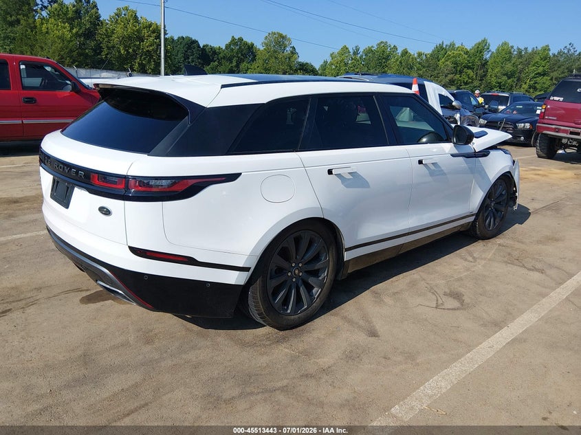 Vin: salyl2rv1ja718228, lot: 46011659, land rover range rover velar p380 se r-dynamic 20184