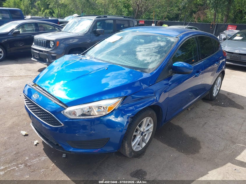 Vin: 1fadp3k29jl330903, lot: 46011662, ford focus se 20182