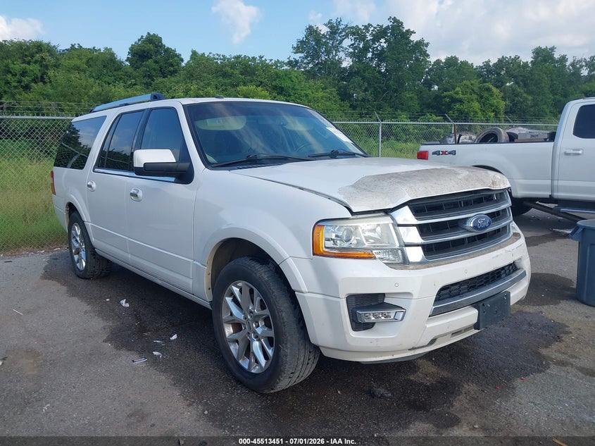 Vin: 1fmjk1kt8fef17419, lot: 46011668, ford expedition el limited 20151
