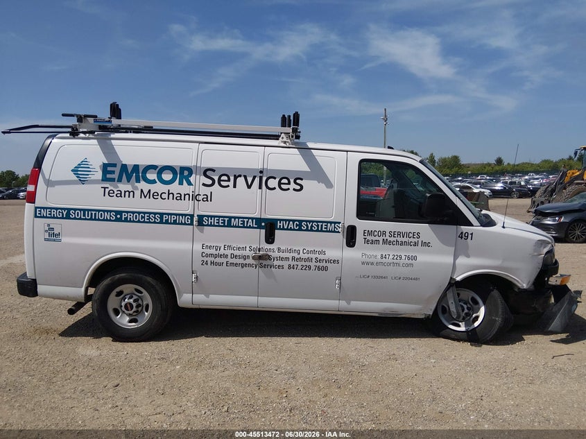 2023 GMC Savana Cargo Rwd 2500 Regular Wheelbase Work Van VIN: 1GTW7AFP1P1173577 Lot: 45513472