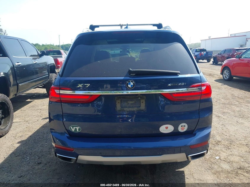2020 BMW X7 xDrive40I VIN: 5UXCW2C05L9A01858 Lot: 45513489