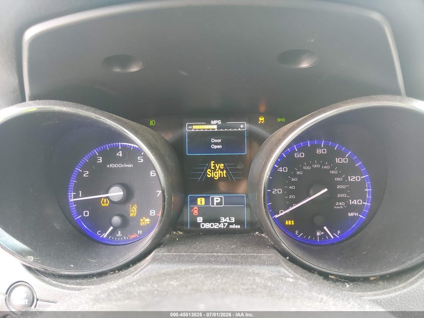 2016 SUBARU OUTBACK SPORT UTILITY VEHICLE 2.5L H-4 DOHC, VVT, 175HP