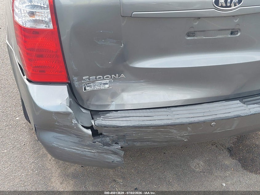 2010 Kia Sedona Lx VIN: KNDMG4C34A6346643 Lot: 45513529