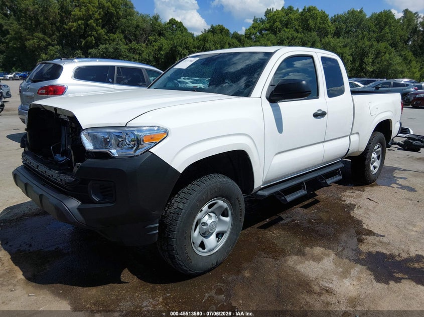 2021 Toyota Tacoma Sr, Удар спереди, IAAI, VIN 3TYSX5EN8MT006464 — фото 2