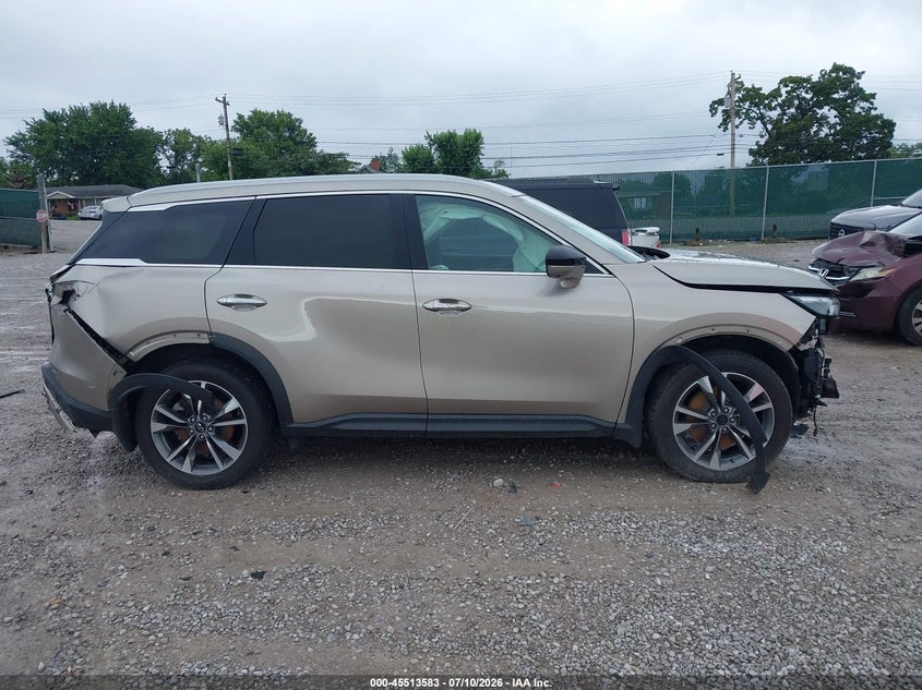 2022 Infiniti Qx60 Luxe Awd VIN: 5N1DL1FS3NC331650 Lot: 45513583