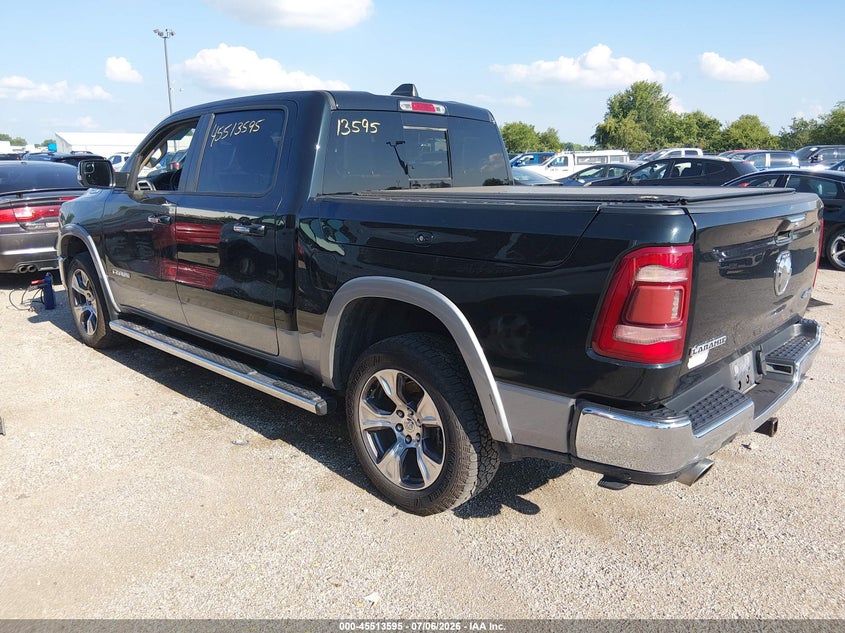 Vin: 1c6srfjt8kn871719, lot: 46011811, ram 1500 laramie  4x4 5'7 box 20193