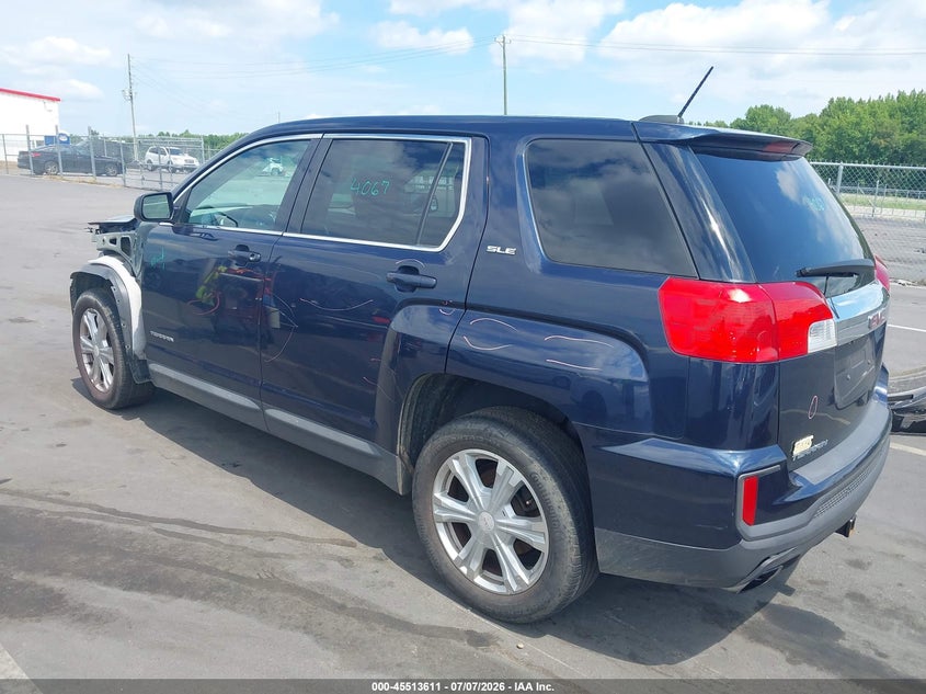 Vin: 2gkalmek2h6273641, lot: 46011827, gmc terrain sle-1 20173