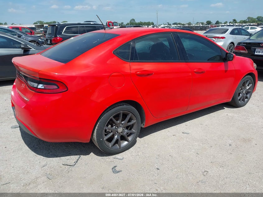 Vin: 1c3cdffa4gd822571, lot: 46011843, dodge dart sxt sport rallye 20164