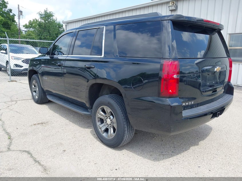Vin: 1gnskaec3lr298157, lot: 46011930, chevrolet tahoe 4wd ls 20203