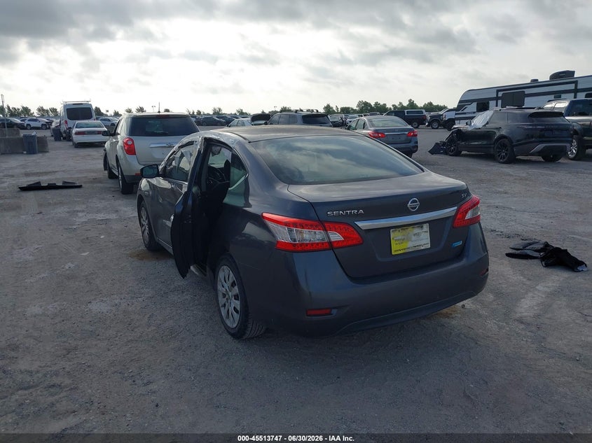 2013 NISSAN SENTRA auction photo 3