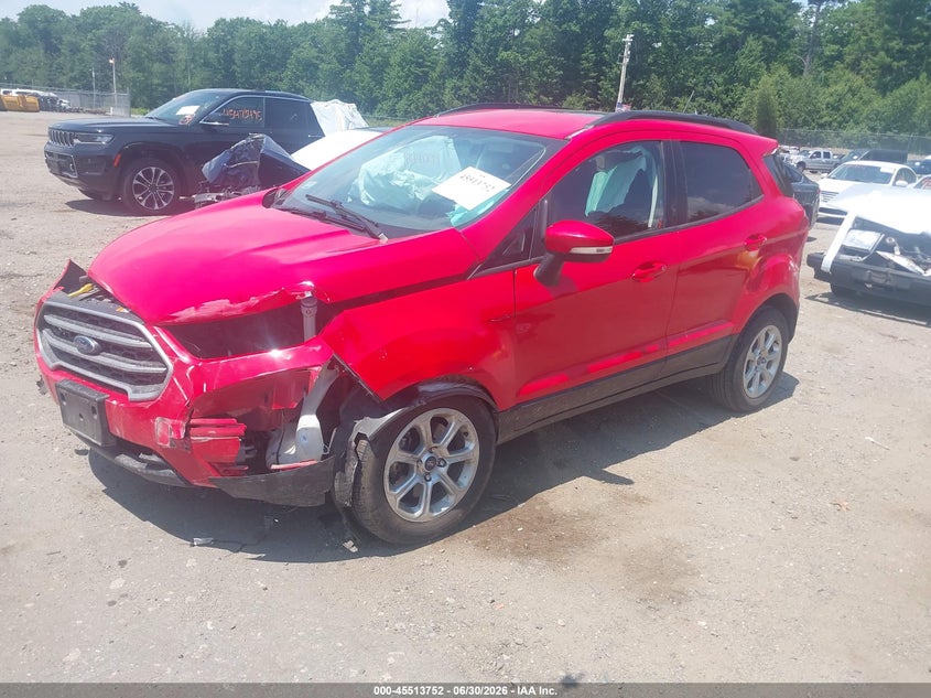 2021 FORD ECOSPORT SPORT UTILITY VEHICLE 1.0L I-3 DI, DOHC, VVT, TURBO, 123HP