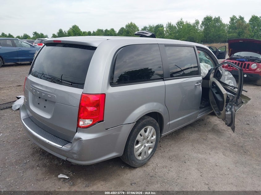 Vin: 2c4rdgbg3jr308477, lot: 46011995, dodge grand caravan se 20184