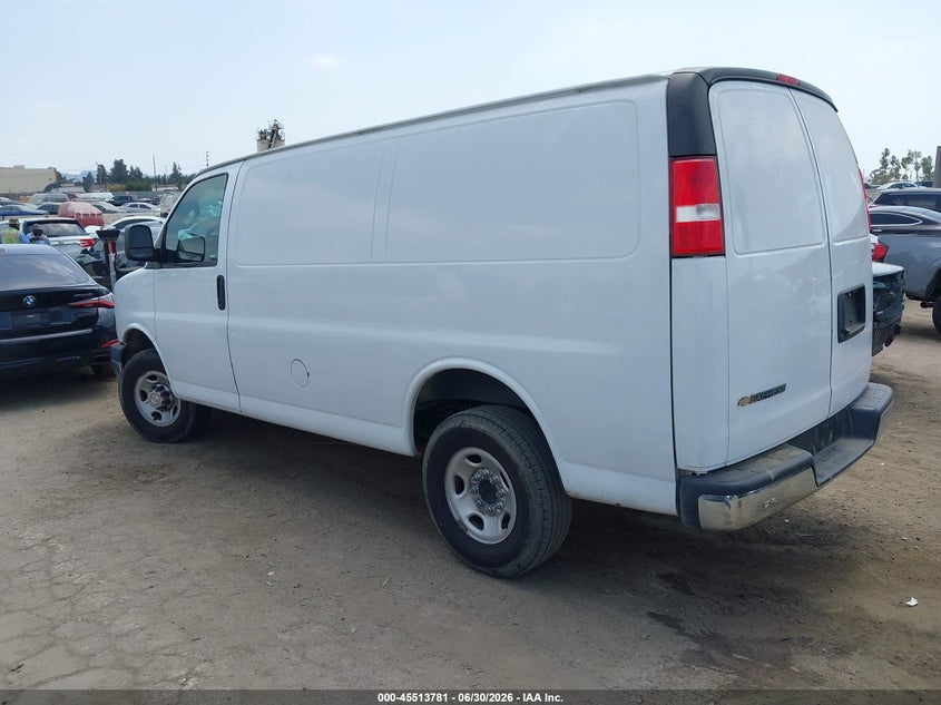 Vin: 1gcwgafp4p1116368, lot: 46011996, chevrolet express cargo rwd 2500 regular wheelbase wt 20233