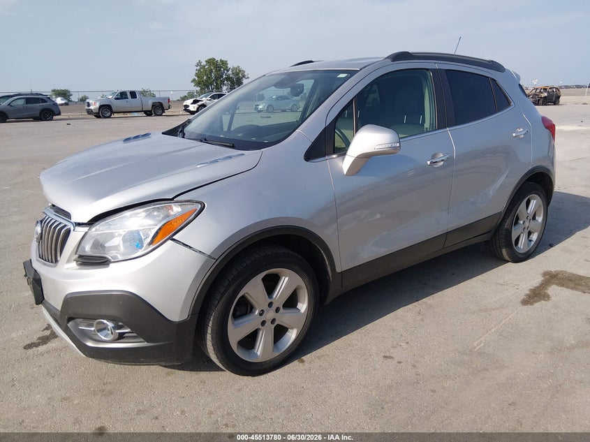 Vin: kl4cjgsb6fb221210, lot: 46011997, buick encore leather 20152