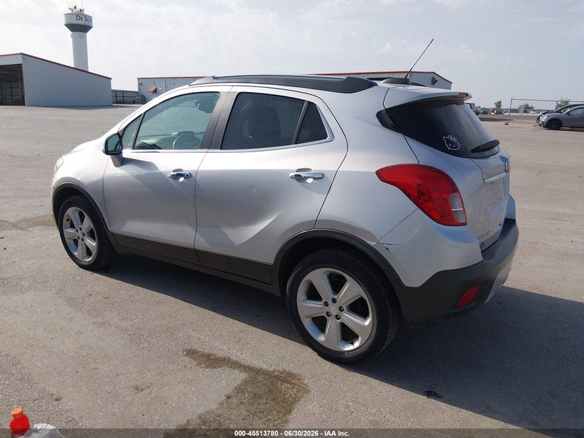 Vin: kl4cjgsb6fb221210, lot: 46011997, buick encore leather 20153