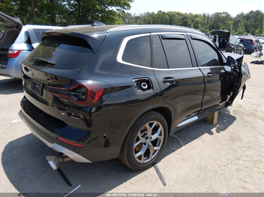 2022 BMW X3 auction photo 4