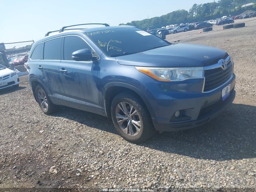 Vin: 5tdjkrfh8es040881, lot: 46012033, toyota highlander xle v6 2014 img_1
