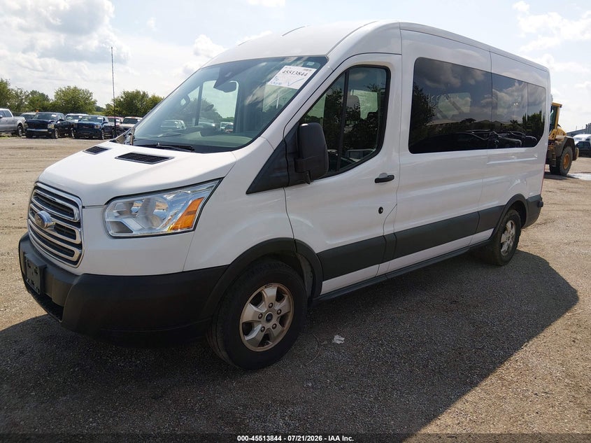 Vin: 1fbax2cg3jkb46455, lot: 46012060, ford transit-350 xlt 20182