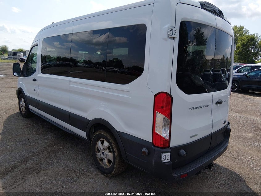 Vin: 1fbax2cg3jkb46455, lot: 46012060, ford transit-350 xlt 20183