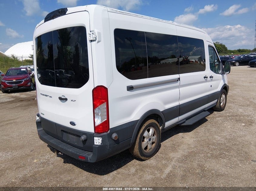 Vin: 1fbax2cg3jkb46455, lot: 46012060, ford transit-350 xlt 20184