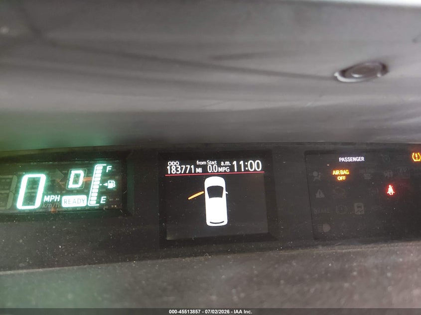 2012 Toyota Prius C Three VIN: JTDKDTB33C1504241 Lot: 45513857