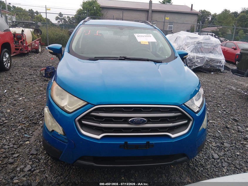 2018 Ford Ecosport Se VIN: MAJ6P1UL1JC198318 Lot: 45513935