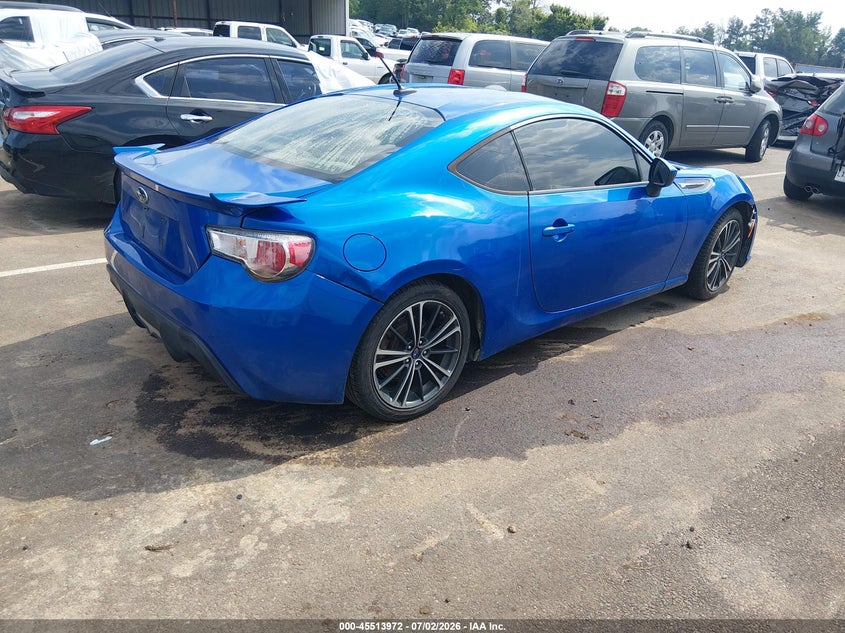 2013 SUBARU BRZ auction photo 4