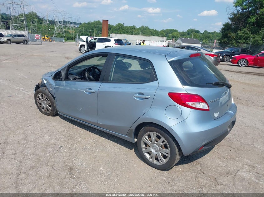 Vin: jm1de1ky6d0166041, lot: 46012198, mazda mazda2 sport 20133