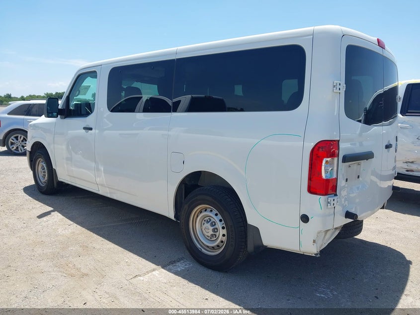 Vin: 5bzbf0aa1jn852389, lot: 46012200, nissan nv passenger nv3500 hd s v6 20183