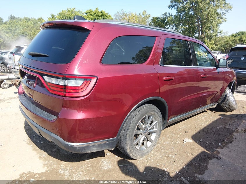 Vin: 1c4rdjag7jc416057, lot: 46012271, dodge durango sxt awd 20184