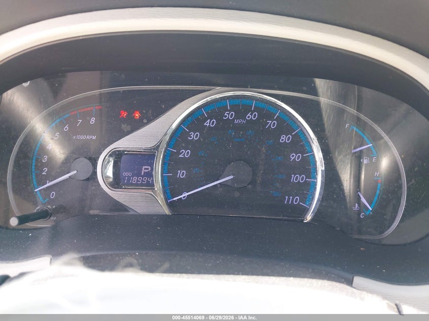 2014 TOYOTA SIENNA VAN 3.5L V-6 DOHC, VVT, 266HP