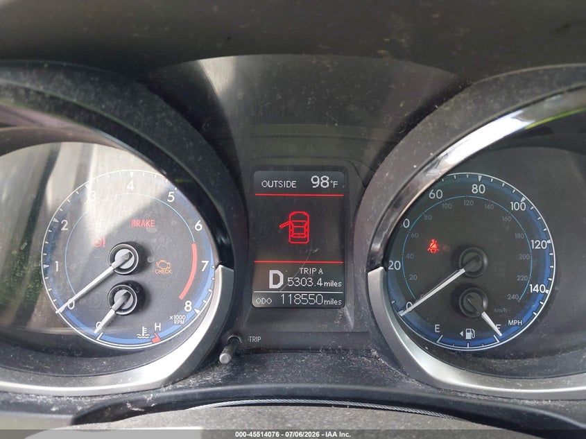 2016 TOYOTA COROLLA auction photo 7
