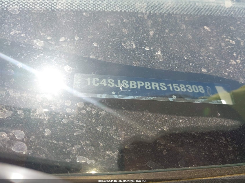2024 Jeep Wagoneer L Series Ii 4X4 VIN: 1C4SJSBP8RS158308 Lot: 45514146